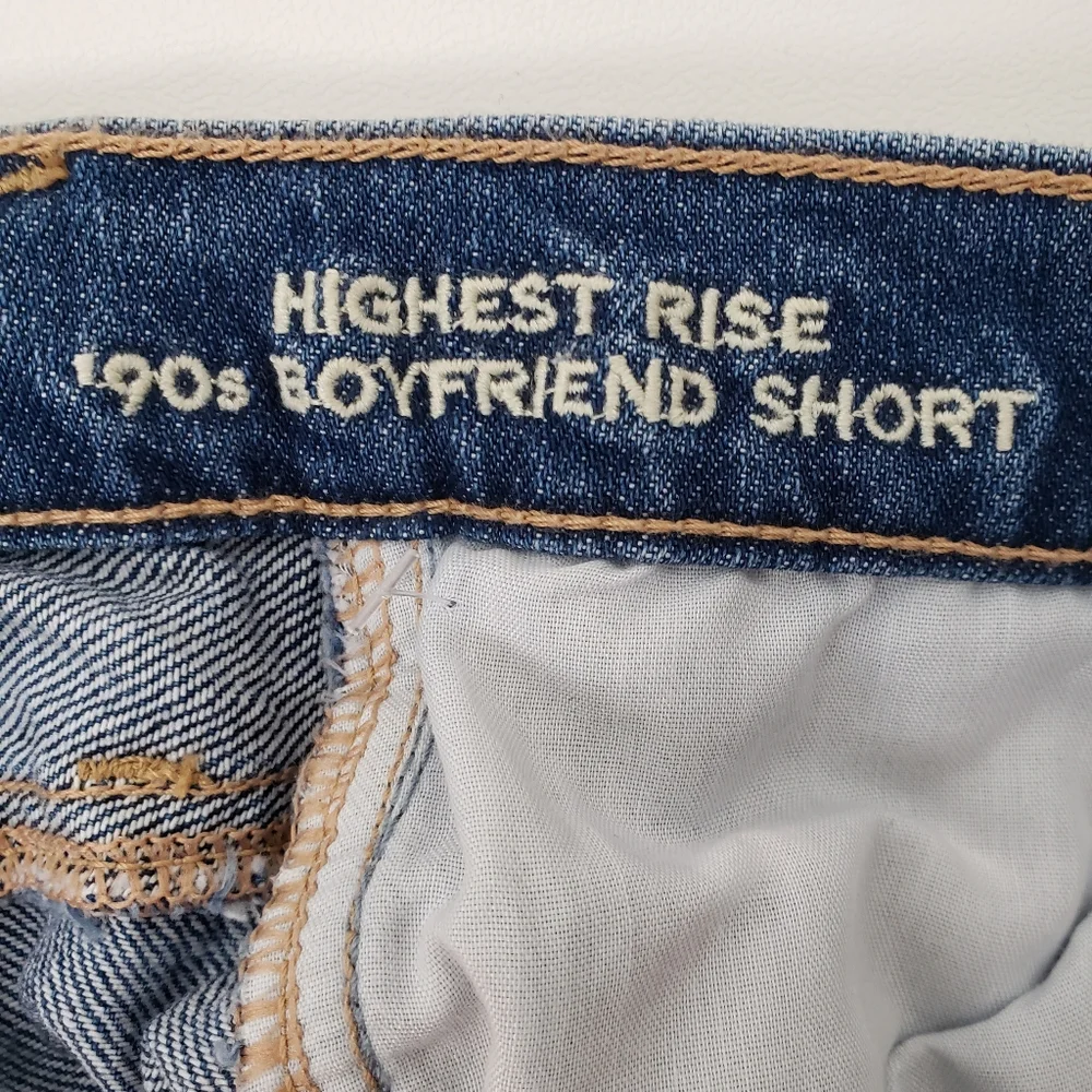 American Eagle *NEW* Womens Rainbow Highest Rise 90s Boyfriend Denim Shorts 00
